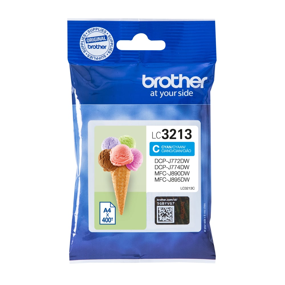 Brother Inkjet LC-3213C Cyan Ink (LC-3213C) (BRO-LC-3213C)