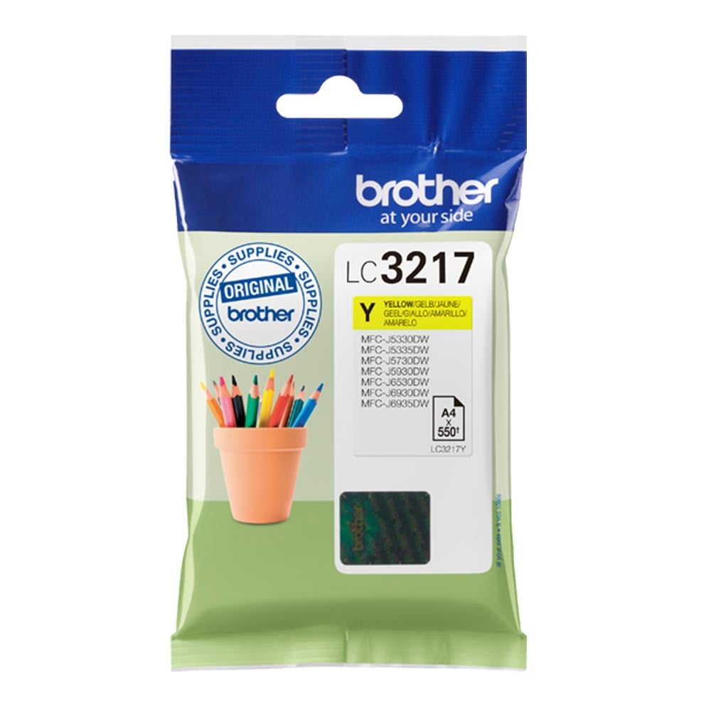 Brother Inkjet Ink LC-3217Y Yellow (LC-3217Y) (BRO-LC-3217Y)