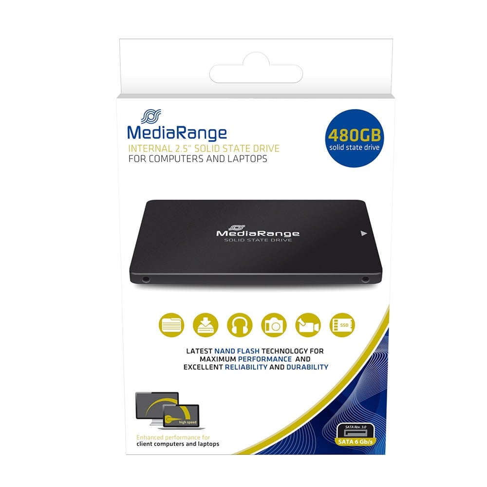 MediaRange Internal SSD Hard Drive 480GB (MR1003)