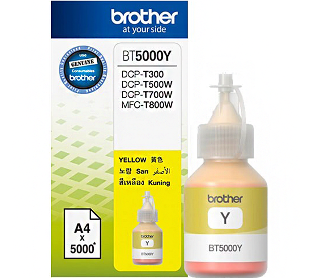 Brother Inkjet Ink BT-5000Y Yellow (BT5000Y) (BRO-BT-5000Y)