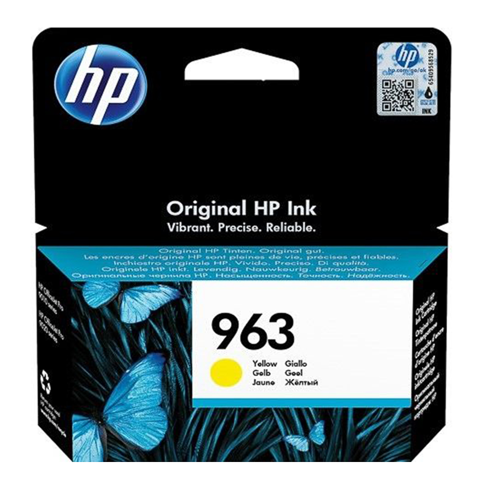 HP Inkjet No.963 Yellow Ink (3JA25AE)