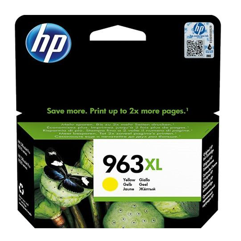 HP Inkjet Ink No.963XL HC Yellow (3JA29AE)