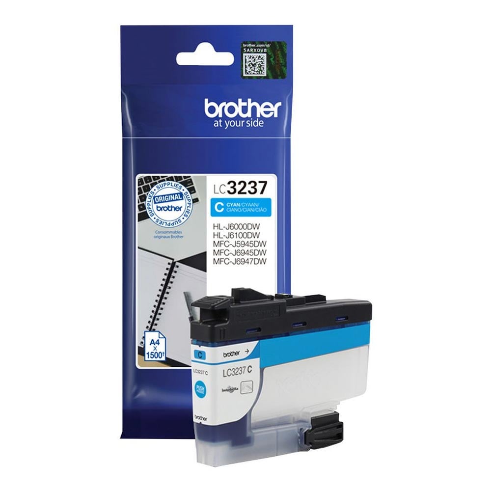 Brother Inkjet Ink LC-3237C Cyan (LC-3237C) (BRO-LC-3237C)