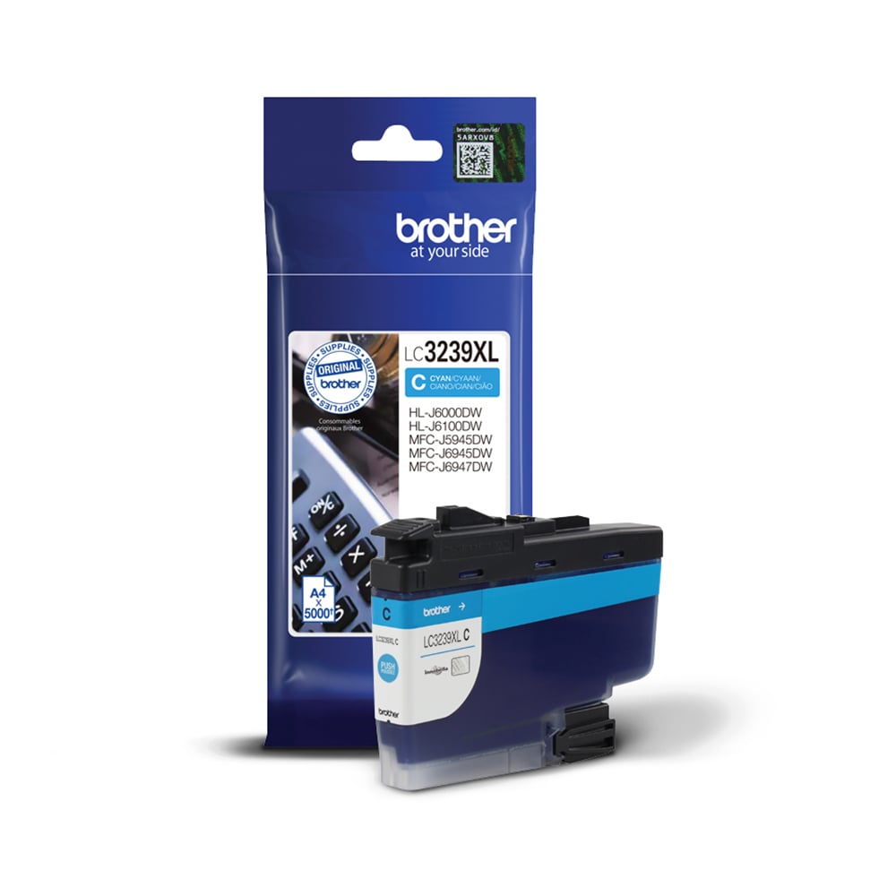 Brother Inkjet Ink LC-3239XLC Cyan (LC-3239XLC) (BRO-LC-3239XLC)