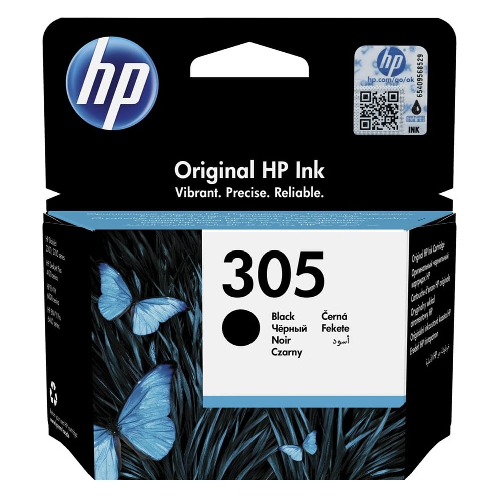 HP Inkjet Ink No.305 Black (3YM61AE) (HP3YM61AE)