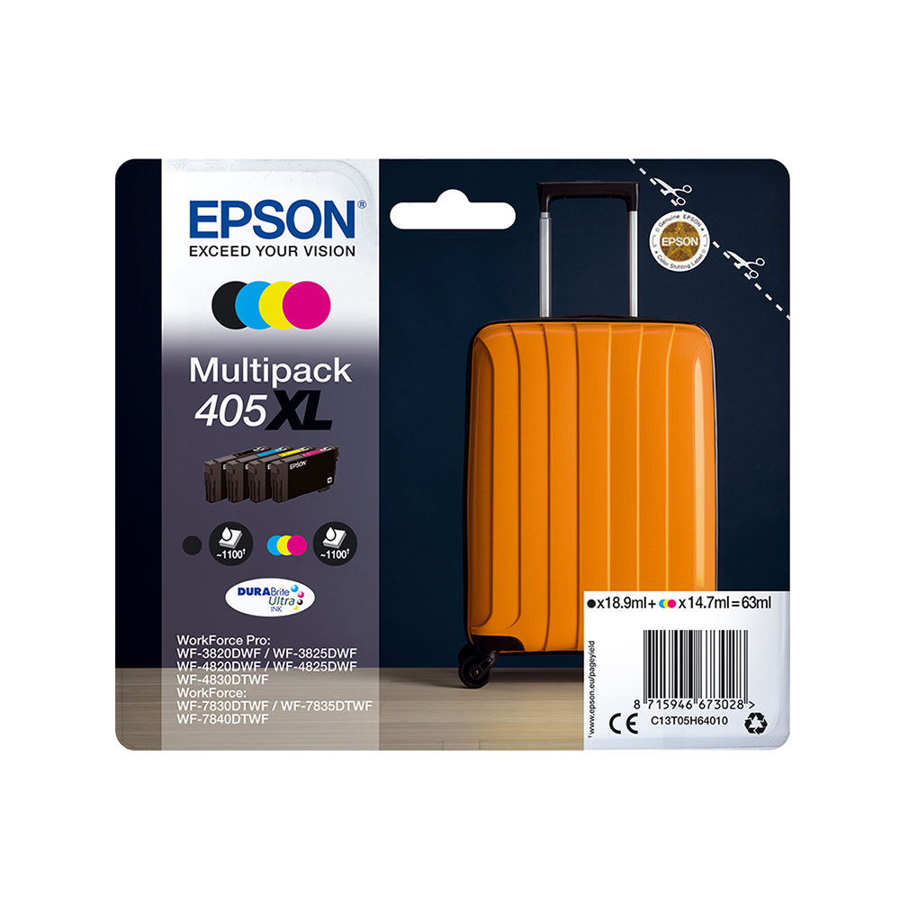 Epson Inkjet Ink 405XL Multipack (C13T05H64010) (EPST05H640)