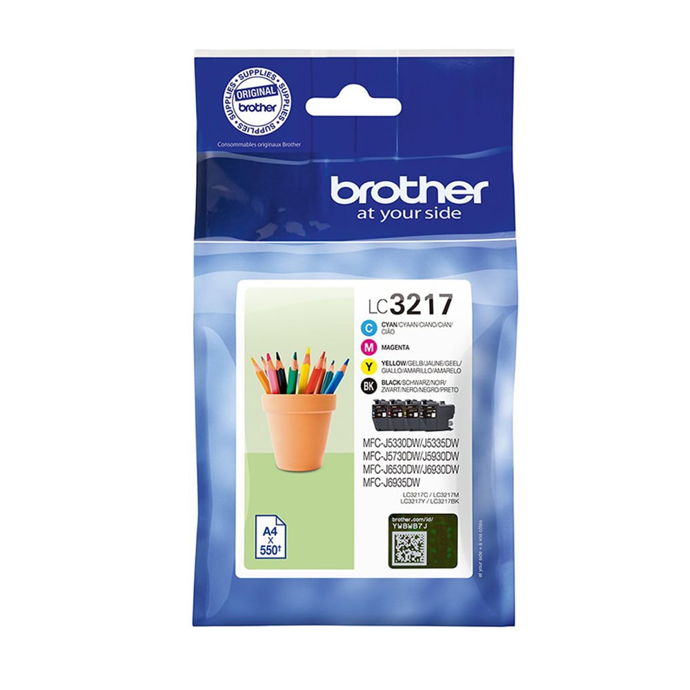 Brother Inkjet Ink LC-3217VP Multipack (LC-3217VP) (BRO-LC-3217VP)