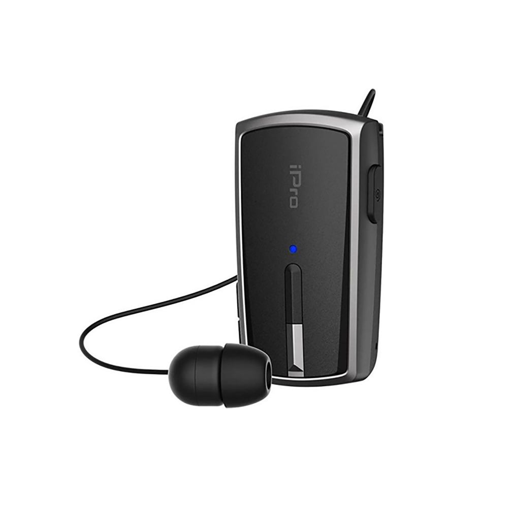 iPro RH120 Retractable Bluetooth Headset Black-Grey (RH120BGRE) (IPRORH120BGRE)