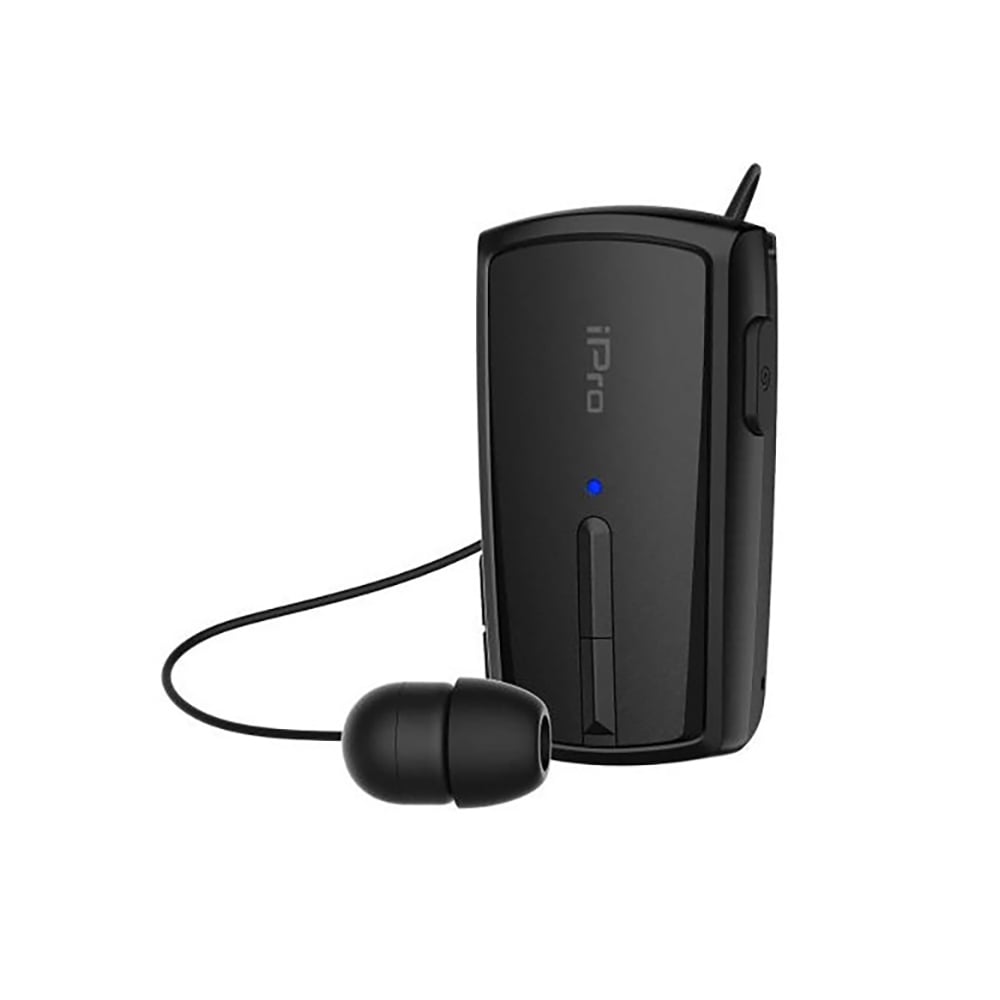 iPro RH120 Retractable Bluetooth Headset Black (RH120BL) (IPRORH120BL)