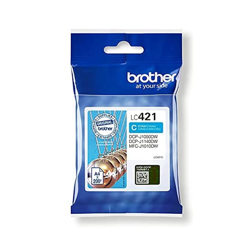 Brother Inkjet Ink LC-421 Cyan (LC-421C) (BRO-LC-421C)