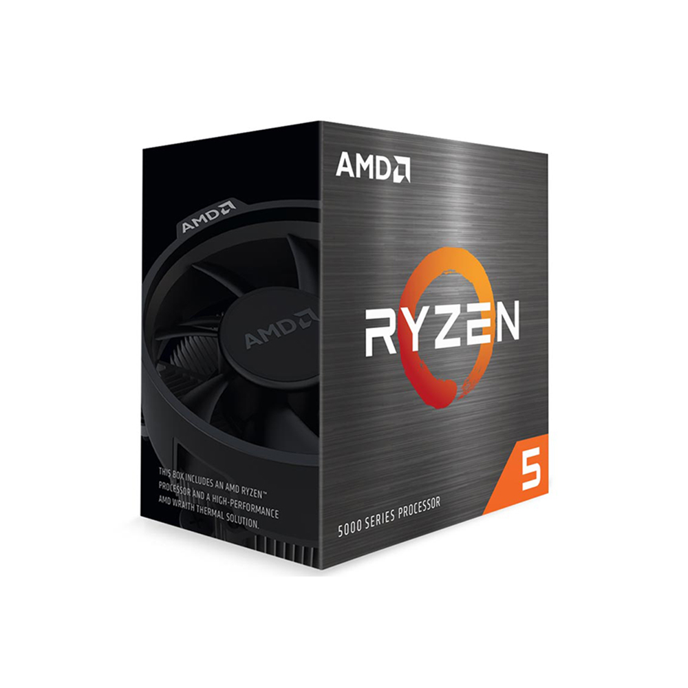 AMD RYZEN 5 5500 Processor Box AM4 (3.6GHz) with Wraith Spire cooler (100-100000457BOX) (AMDRYZ5-5500)