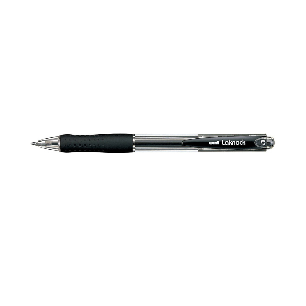 Uni-Ball Pen Sn-100 Laknock Button 0.7 Black (SN10007BLK) (UNISN10007BLK)