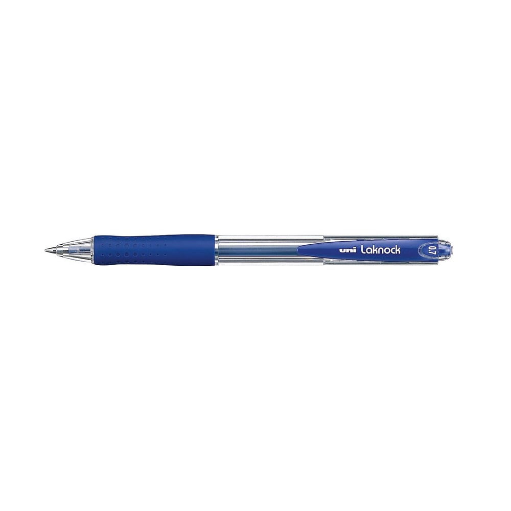 Uni-Ball Pen Sn-100 Laknock Button 1.0 Blue (SN10010BL) (UNISN10010BL)
