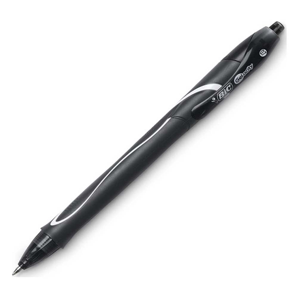 Bic Pen 0.7mm with Black Ink Gel-ocity Quick Dry (949873) (BIC949873)