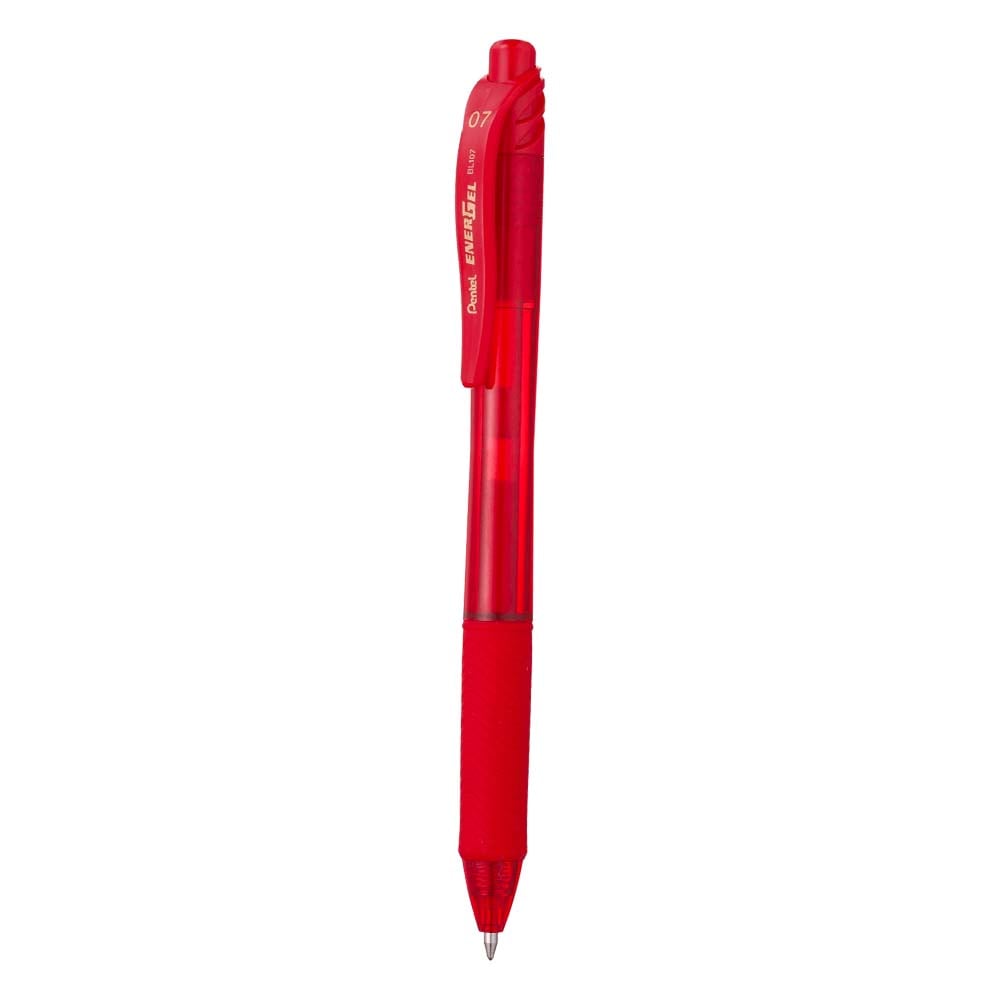 PENTEL Energel Gel Pen 0.7mm (Red) (PENBL107RD)