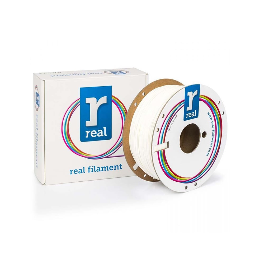 REAL PLA 3D Printer Filament - White - spool of 1Kg - 2.85mm (REALPLARWHITE1000MM285)