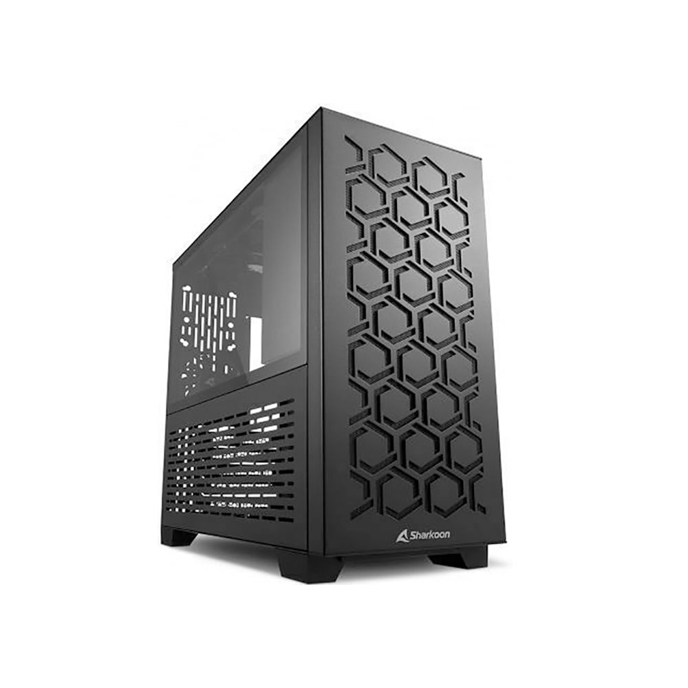 Sharkoon MS-Y1000 Midi Tower PC Case Black (34038184) (SHR34038184)