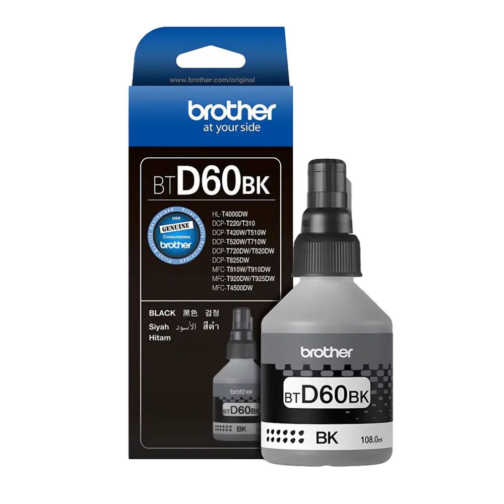 Brother BTD60BK InkJet Printer Ink Black (BTD60BK)