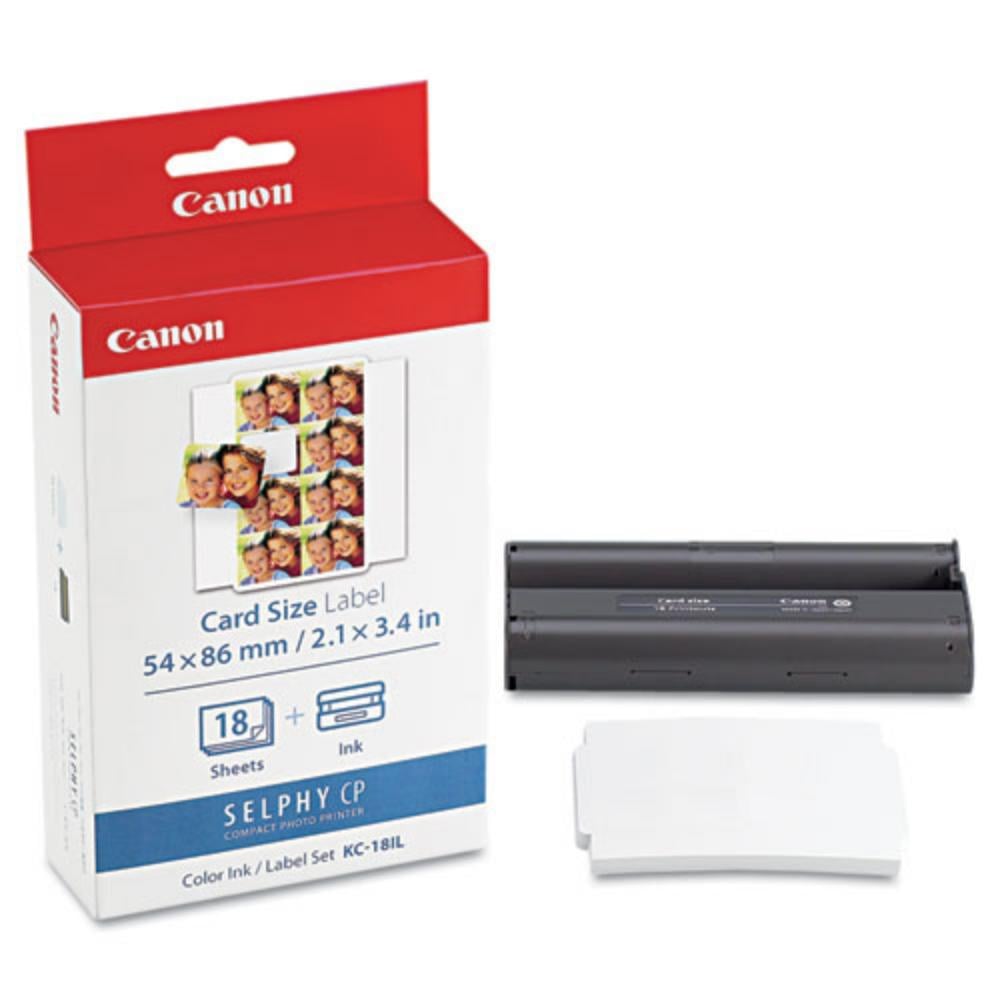 Canon KC-18IL Colour Ink & Paper Set Mini Stickers 18 Sheets (7740A001AH) (CAN-KC18IL)