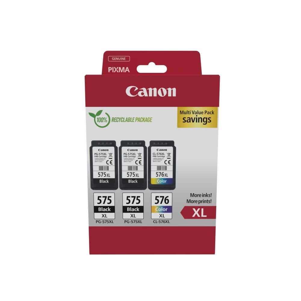 Canon Inkjet Ink PG-575XLx2/CL-576XL MultiPack (5437C004) (CANCL-576XLMP)