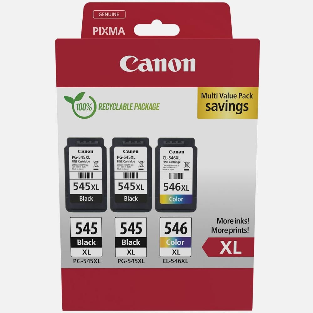 Canon Inkjet Ink PG-545XLx2/CL-546XL MultiPack (8286B013) (CANCL-546XLMP)