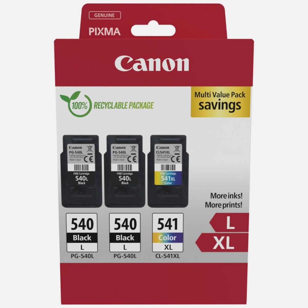 Canon Inkjet Ink PG-540Lx2/CL-541XL Multi-Pack (5224B017) (CANCL-541XLVP)