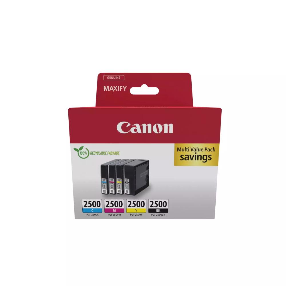 Canon Inkjet Ink PGI-2500 CMYK Multipack (9290B006) (CANPGI-2500MP)