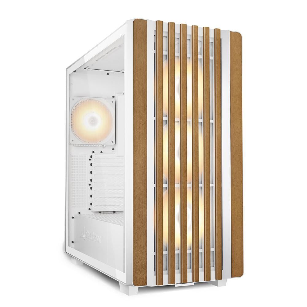 Sharkoon Rebel C70G RGB Gaming Midi Tower PC Case White