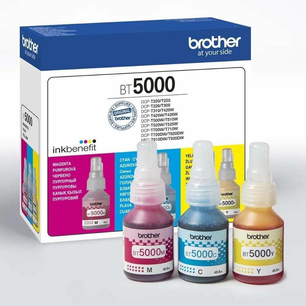 Brother Inkjet Ink BT-5000 CMY Value Pack (BT5000CLVAL) (BRO-BT-5000CLVAL)