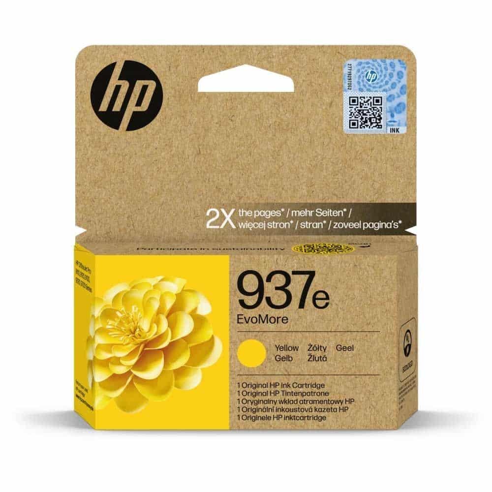 HP Inkjet No.937e Yellow Ink (4S6W8NE)