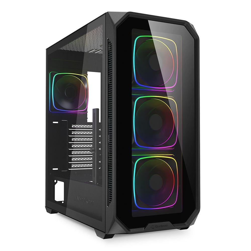 Sharkoon AK5G RGB (black, Tempered Glass x 2)