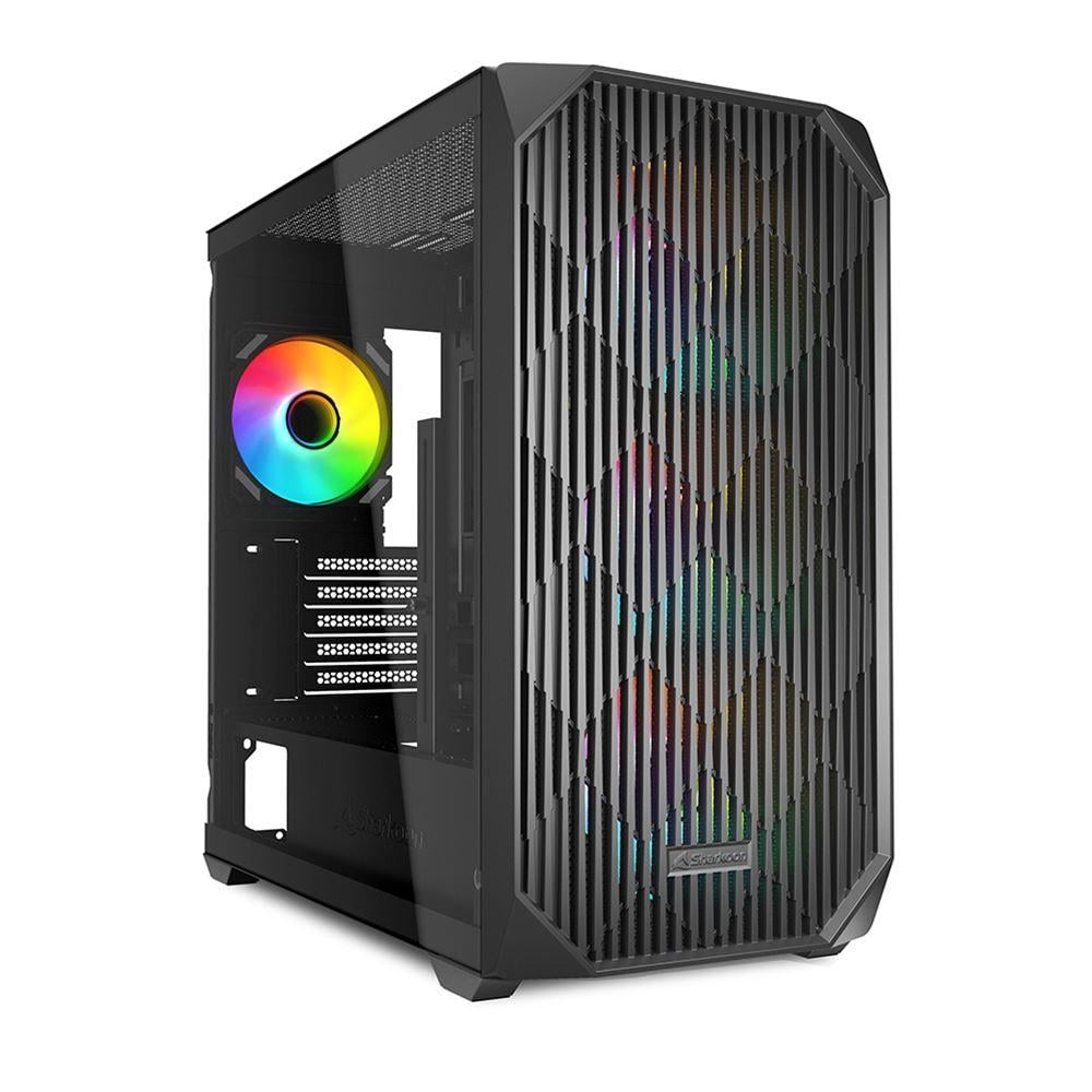 Sharkoon MK3 RGB (black, Tempered Glass)