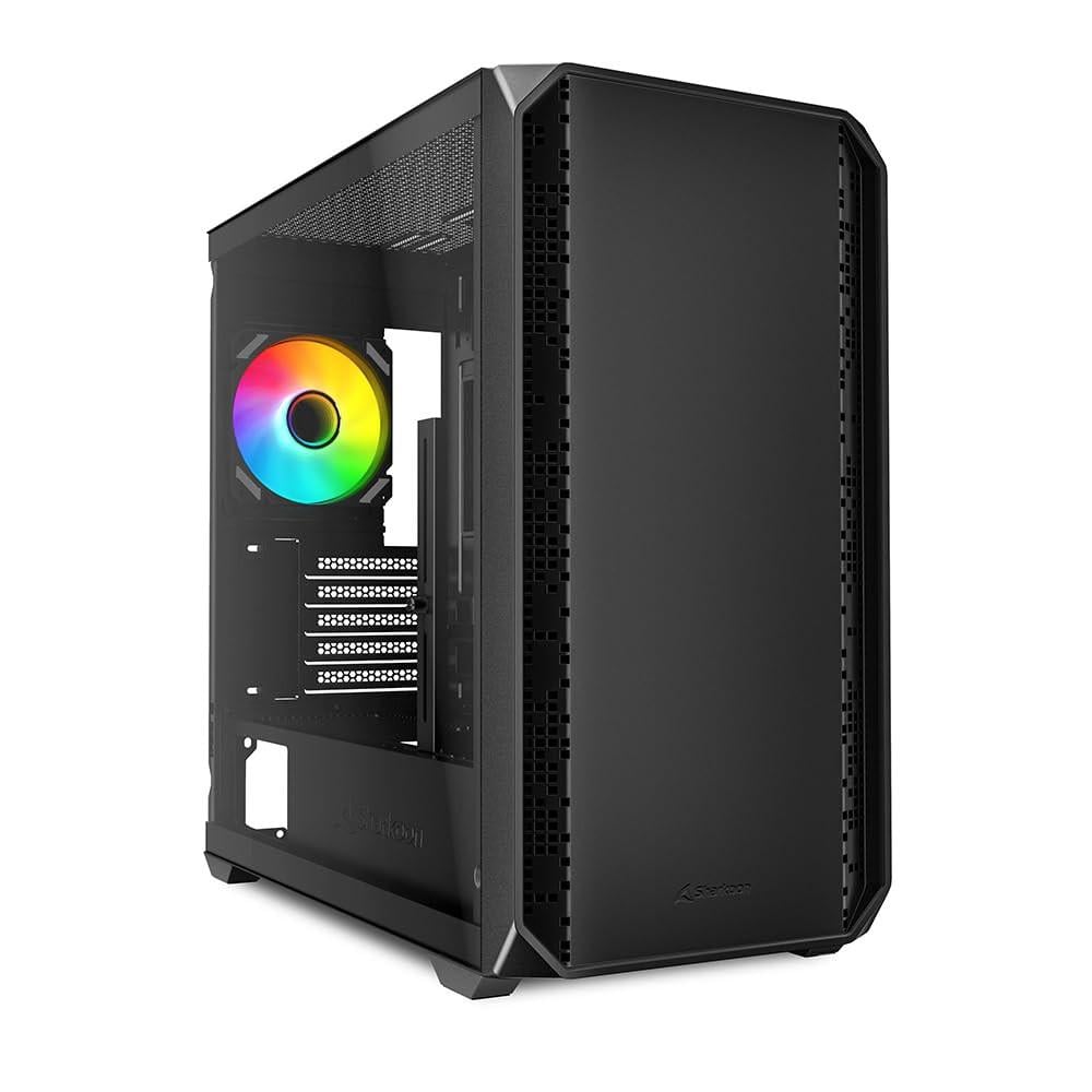Sharkoon MK2 RGB (black, Tempered Glass)