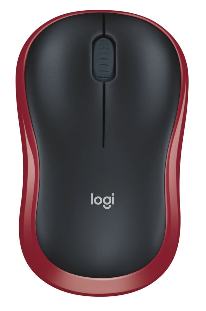 LOGITECH Mouse Wireless M185 Red