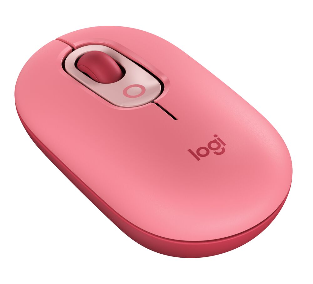 LOGITECH Mouse POP Wireless With Emoji Button Rose