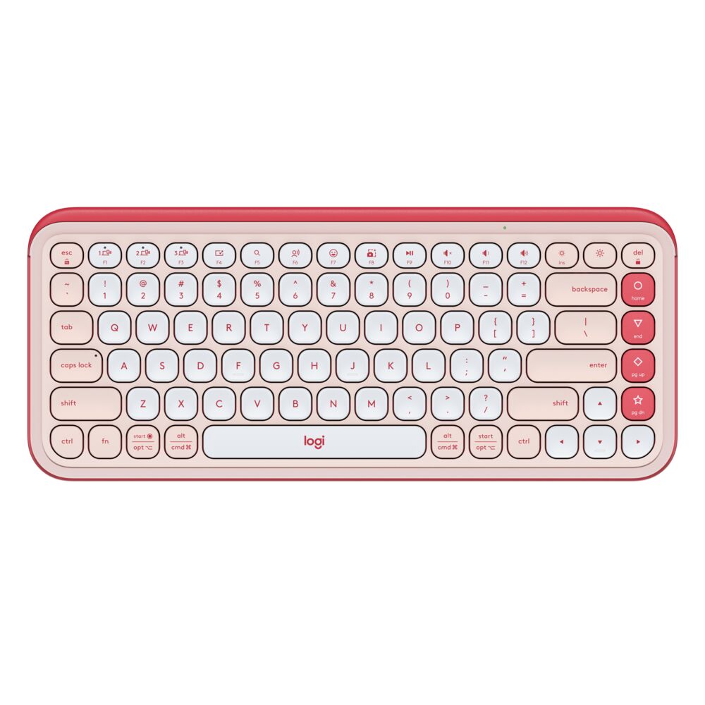 LOGITECH Keyboard Bluetooth POP ICON Keys Rose