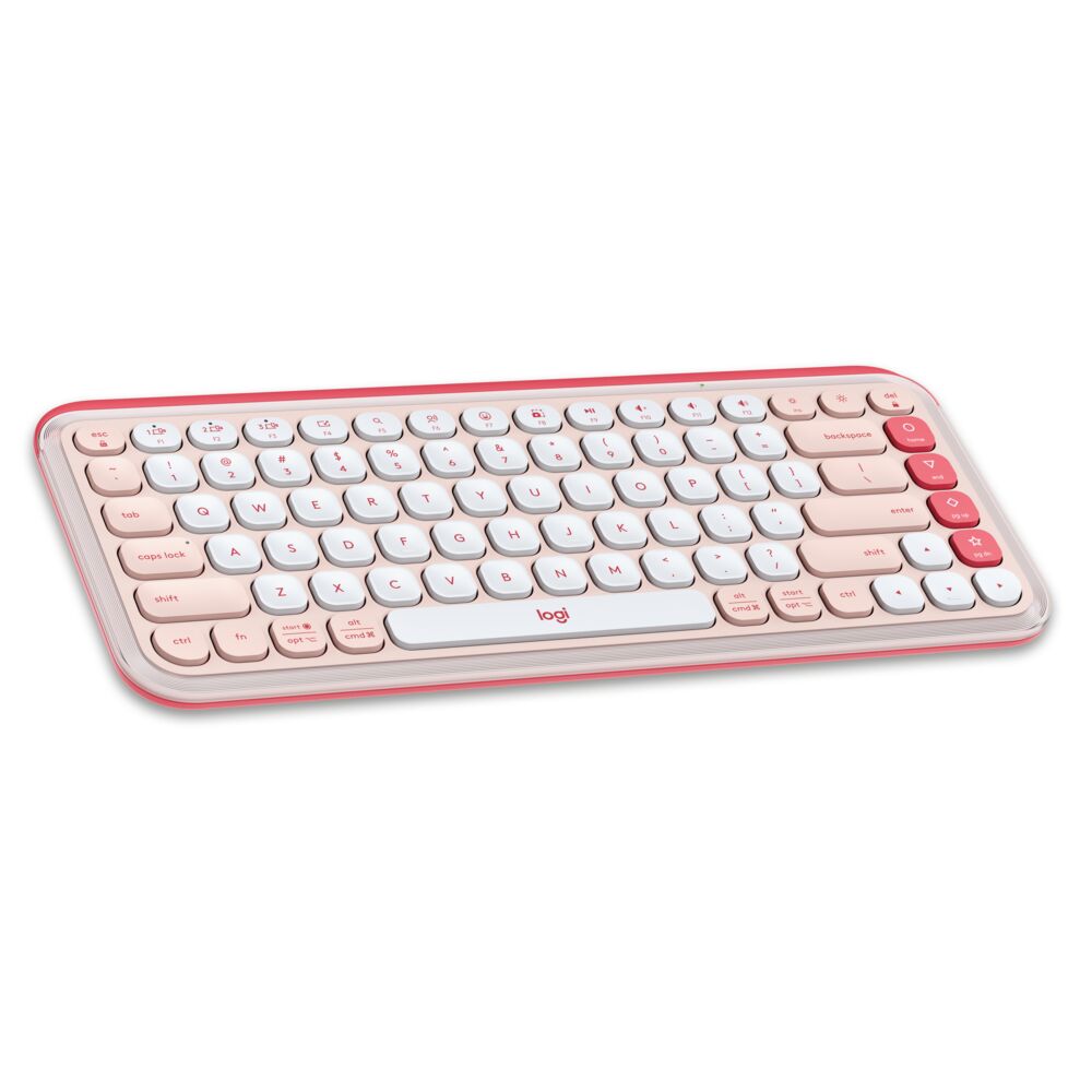 LOGITECH Keyboard Bluetooth POP ICON Keys Rose