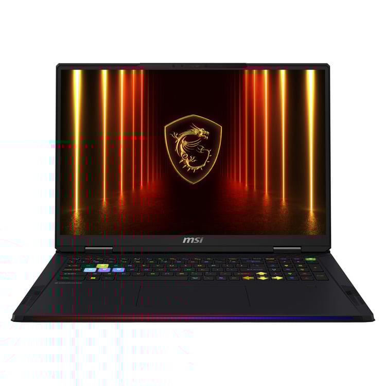 MSI Laptop Raider 18 HX AI A2XWIG 18'' 3840x2400 MiniLED 120Hz/U9- 285HX/64GB/2x2TB SSD NVMe PCIe/NVidia GeForce RTX 5080 16GB/Win 11 Pro/2Y/Core Black