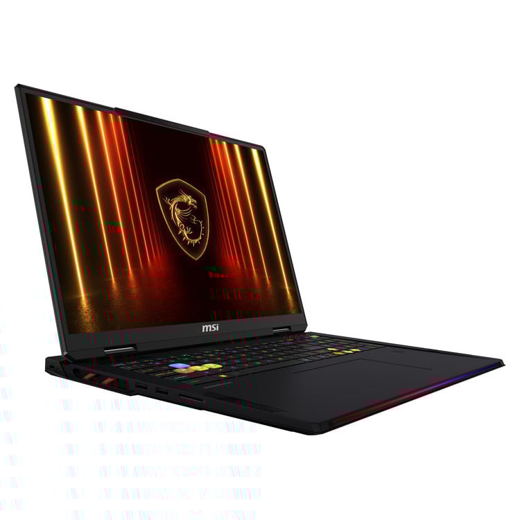 MSI Laptop Raider 18 HX AI A2XWIG 18'' 3840x2400 MiniLED 120Hz/U9- 285HX/64GB/2x2TB SSD NVMe PCIe/NVidia GeForce RTX 5080 16GB/Win 11 Pro/2Y/Core Black