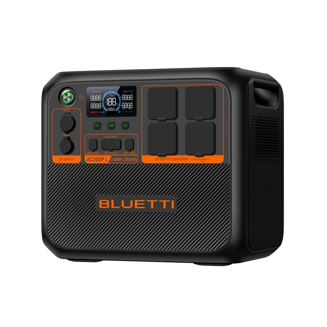 BLUETTI Premium AC200PL Expandable Power Station Expandable, 2400W AC Outlet 2304Wh