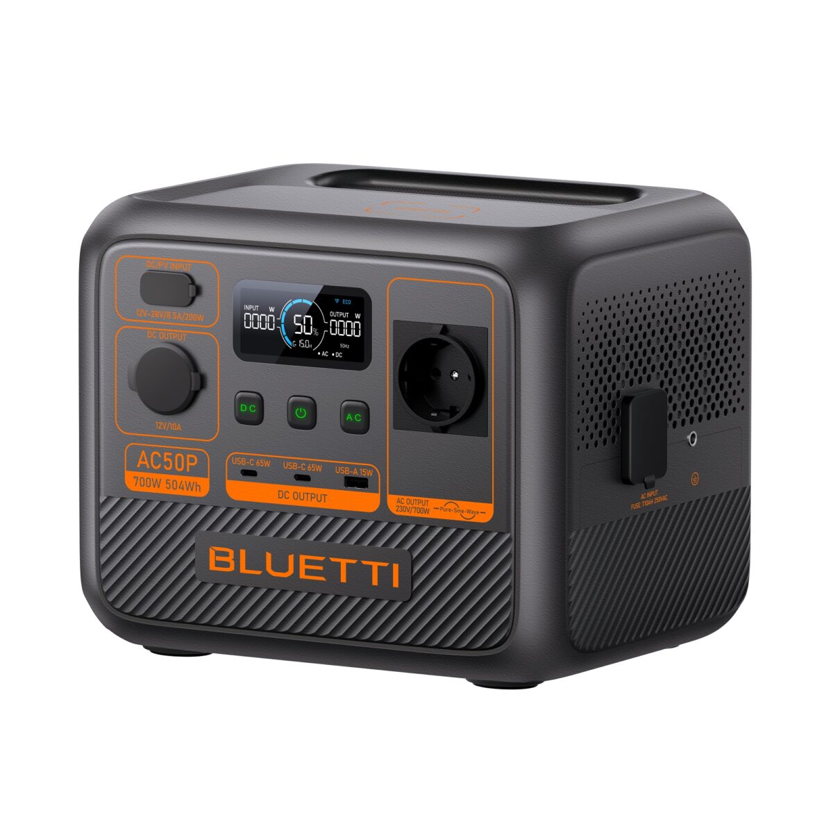 BLUETTI Premium AC50P Portable Power Station, 700W AC Outlet 504Wh
