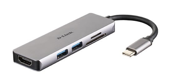 D-LINK DUB-M530 5-IN-1 USB-C HUB HDMI and SD/MSD