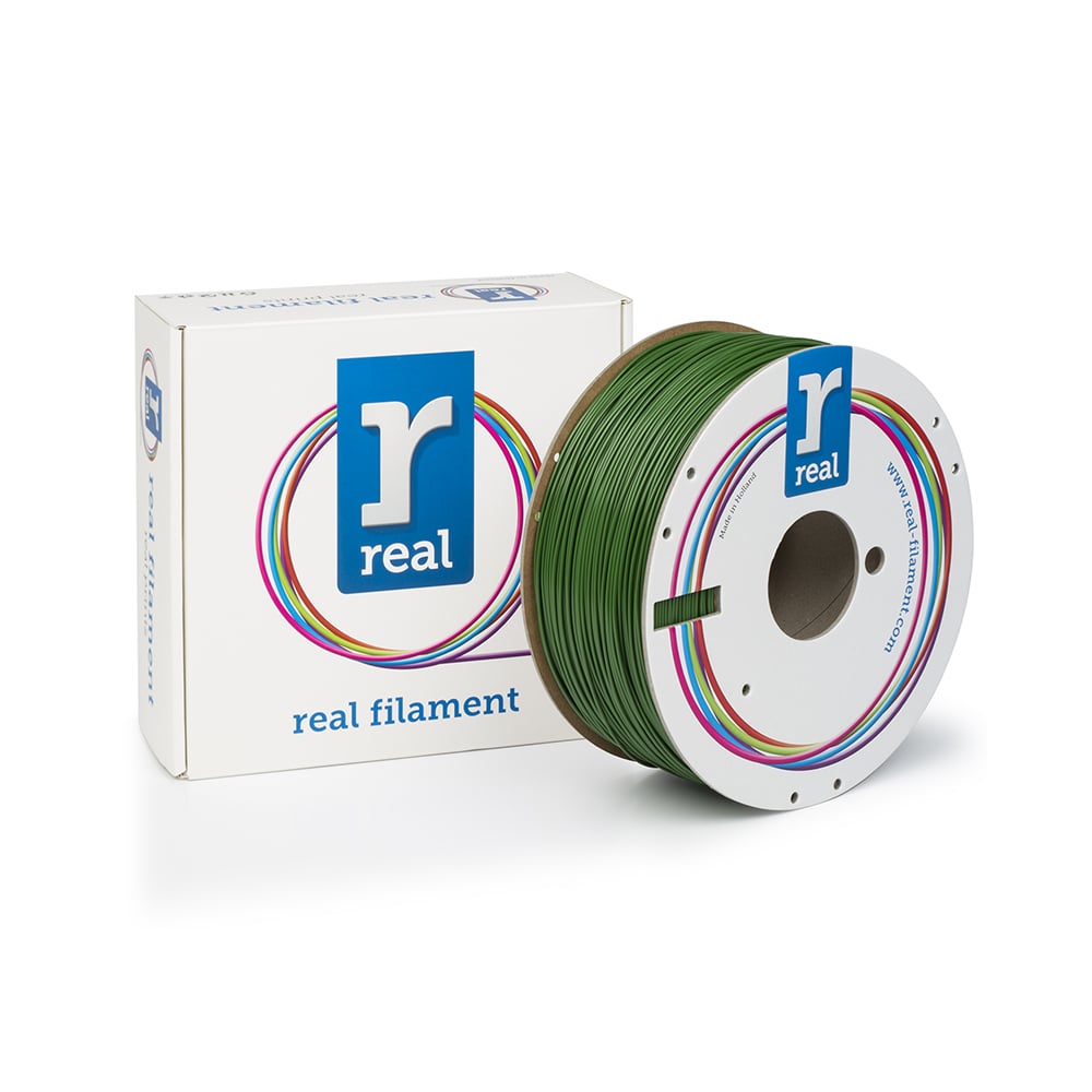 REAL ABS 3D Printer Filament - Green - spool of 1Kg - 1.75mm (REALABSGREEN1000MM175)