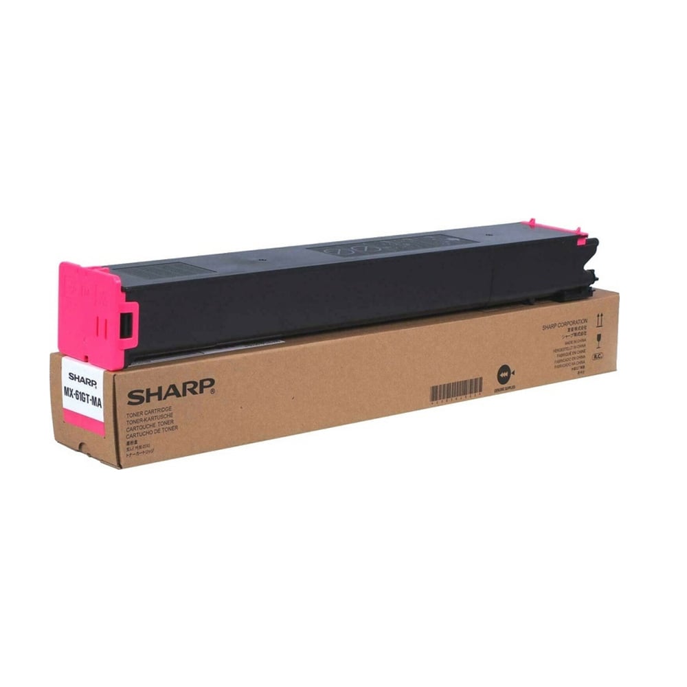 Sharp toner cartridge high capacity magenta for use in Sharp MX-2630 N/ -2651/ -3061 and -3571 (MX61GTMA) (SHAMX61GTMA)