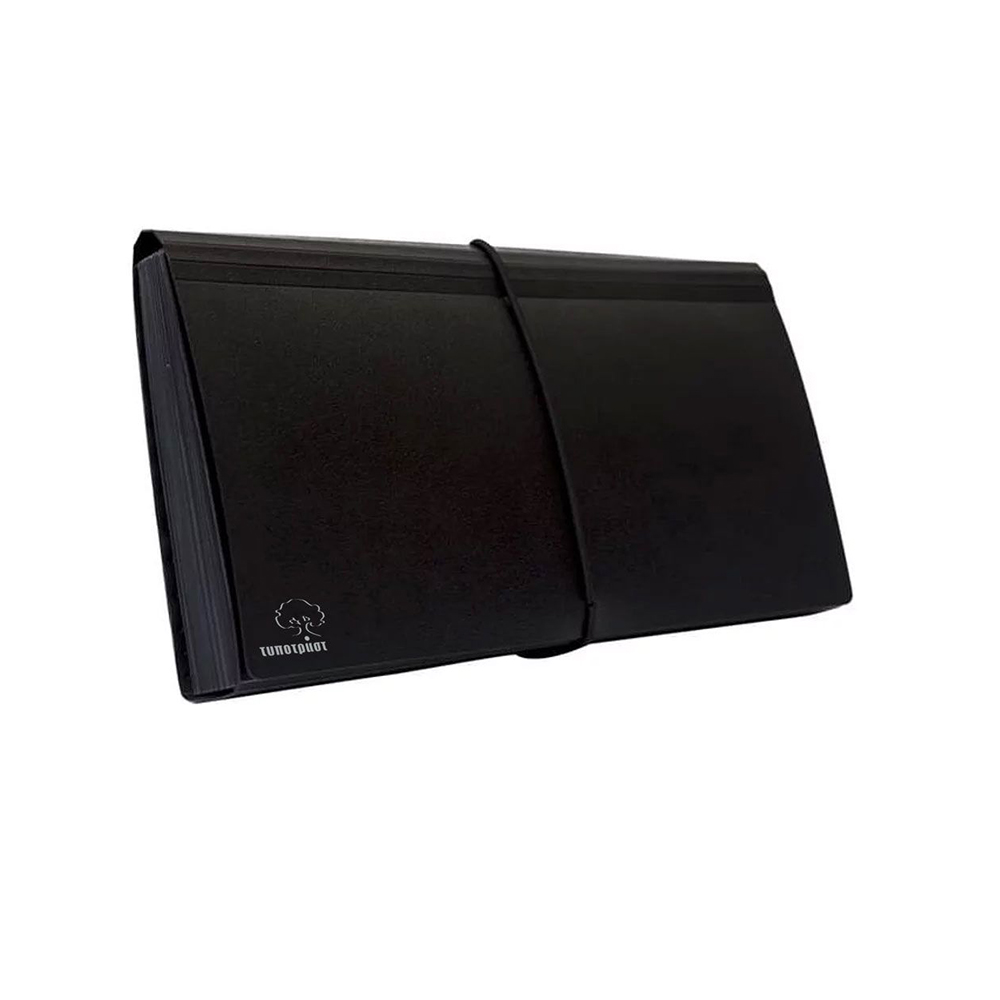 Typotrust Φάκελος Μαύρος με Λάστιχο 13 Θέσεων 26x14,5 (FP26001-01) (TYPFP26001-01)