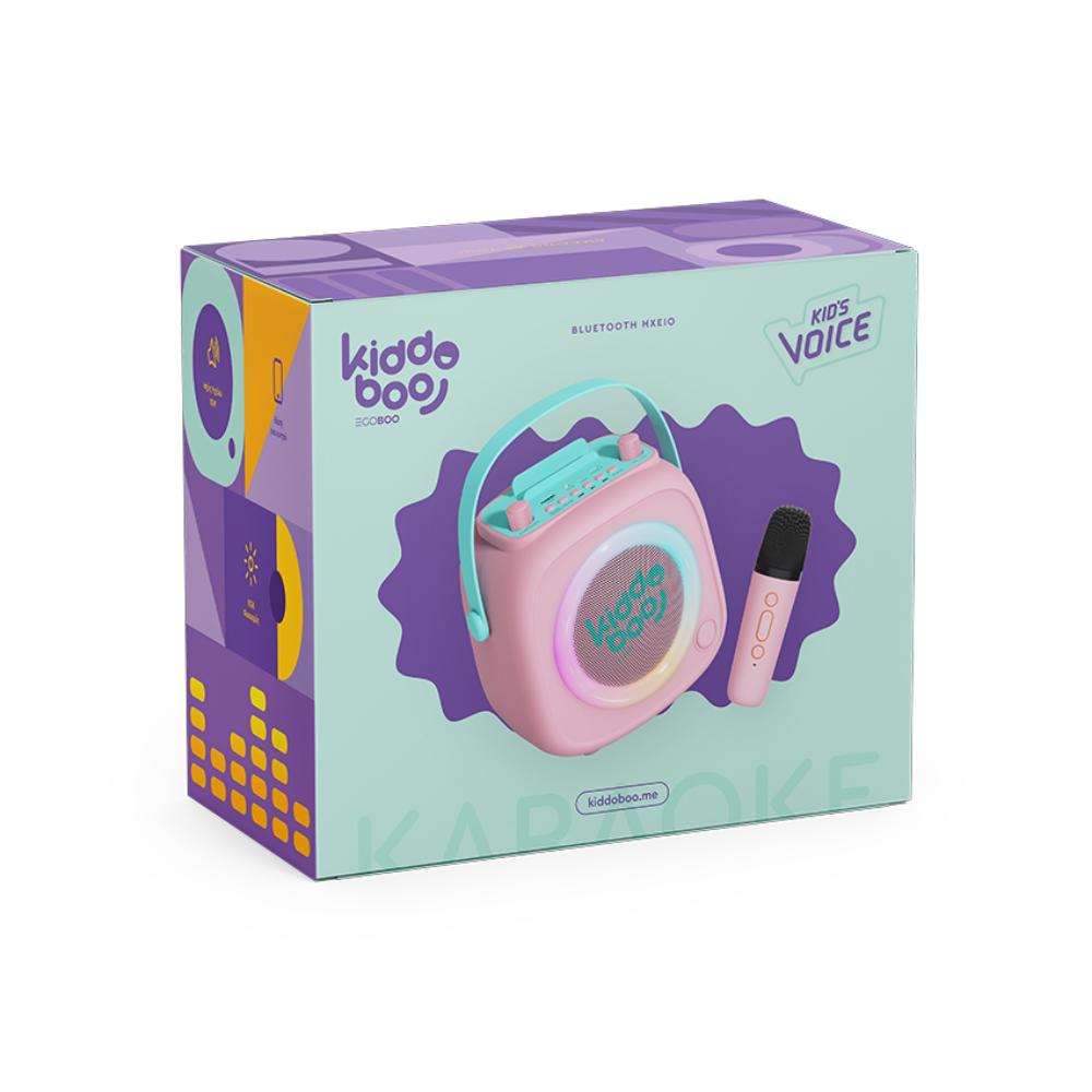 Kiddoboo KidsVoice BT Speaker & Mic Pink (KB23028PNK)