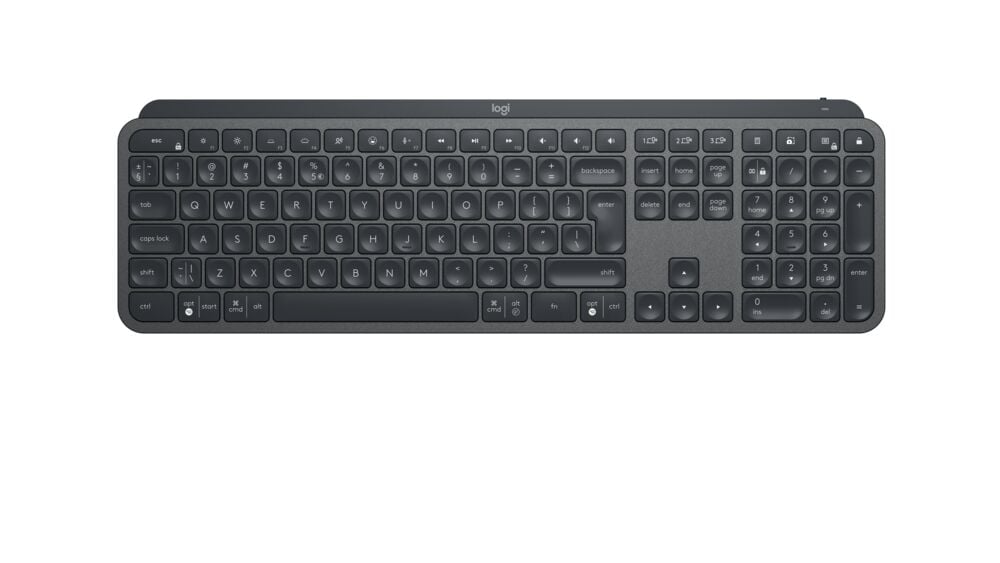 LOGITECH Keyboard Illuminated Wireless MxKeys S Graphite For Business