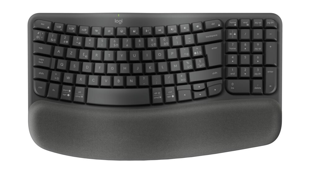 LOGITECH Keyboard Ergo Wave Keys