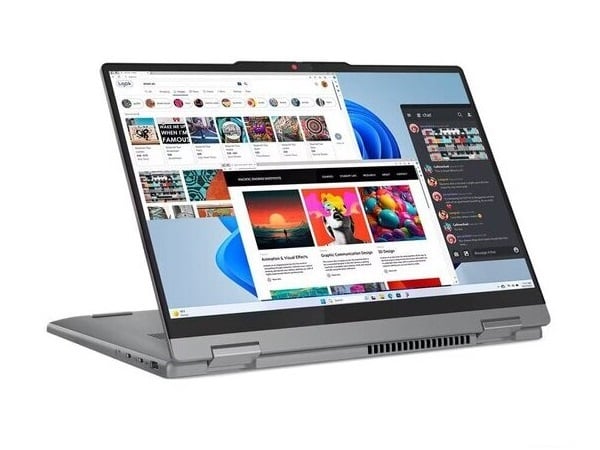 LENOVO Laptop IdeaPad 5 2-in-1 14AHP9 14'' WUXGA OLED/R7-8845HS/16GB/512GB/AMD Radeon Graphics/Win 11 Home S/2Y CAR/Luna Grey