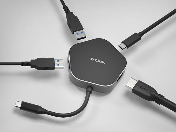 D-LINK DUB-M420 4-IN-1 USB-C HUB HDMI and PD